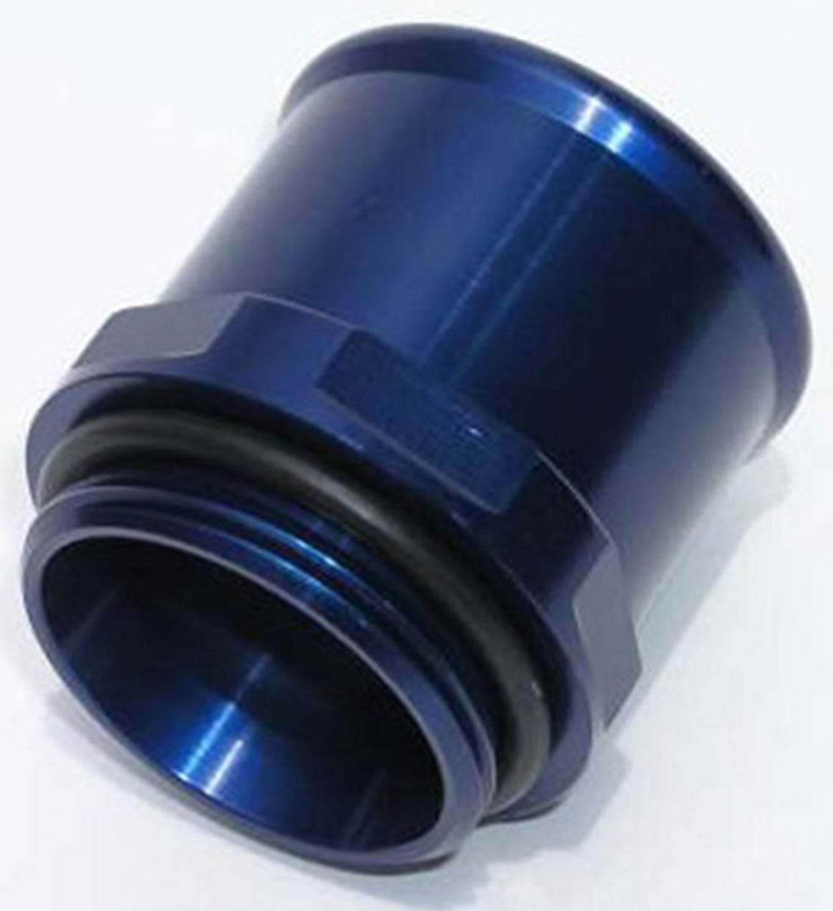 MEZIERE Meziere Water Neck Fitting, For 1-3/4" Hose, Blue Finish MZWN0033B SR