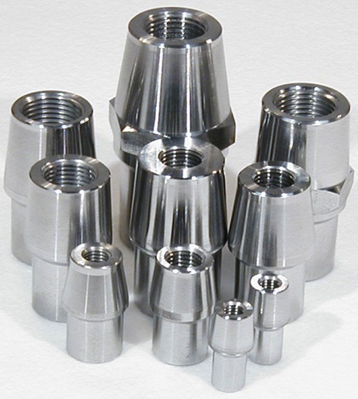 MEZIERE Suit 1-1/4" x .120" Tube With 1/2-20 L/H Thread Meziere Weld-In Female Tube End 4130 Steel With Hex MZRE1025DL SR