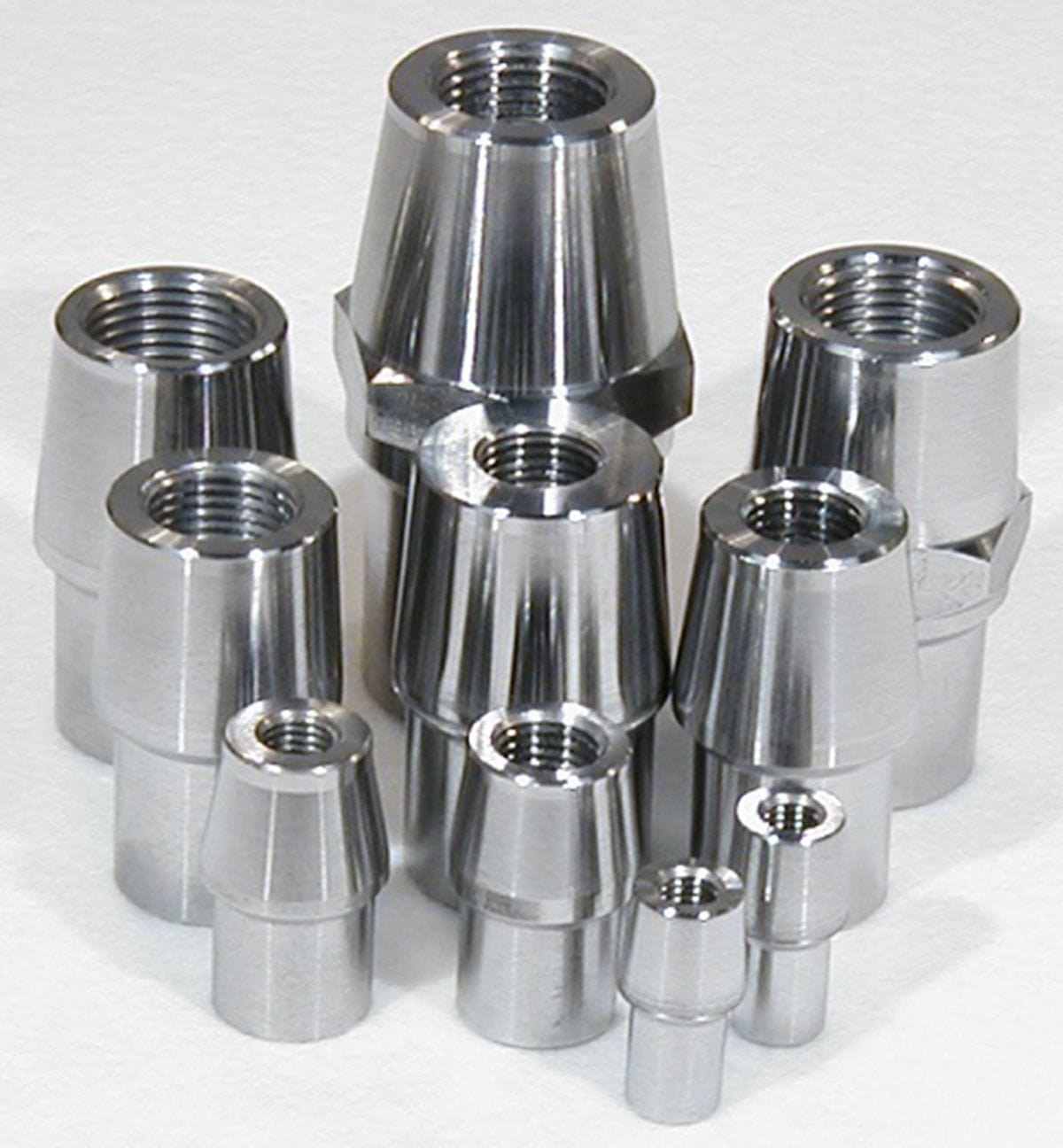MEZIERE Suit 1-5/8" x .083" Tube With 7/8-14 R/H Thread Meziere Weld-In Female Tube End 4130 Steel MZRE1034G SR