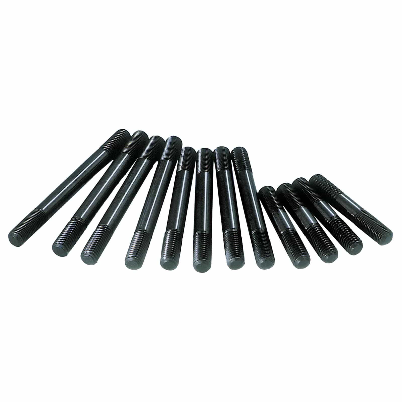MILODON Milodon Chromoly Hex Head Stud Kit, Black Oxide MI80175 SR