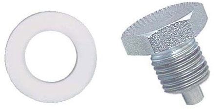 MOROSO Fits All Engine & Transmission Oil Pans 1/2"-20 Threads Moroso Magnetic Oil Pan Drain Plug - Chrome MO97000 SR