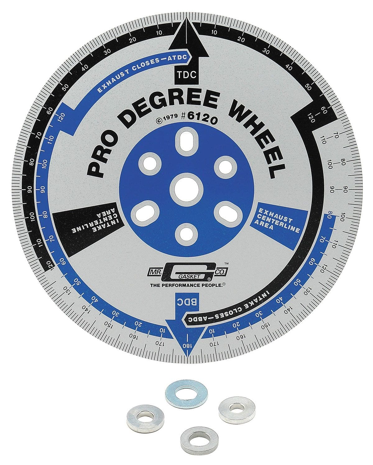 Mr Gasket Fits most Chevrolet, Ford and Chrysler products Mr Gasket Mr Gasket 11" Universal Pro Degree Wheel MG6120 SR
