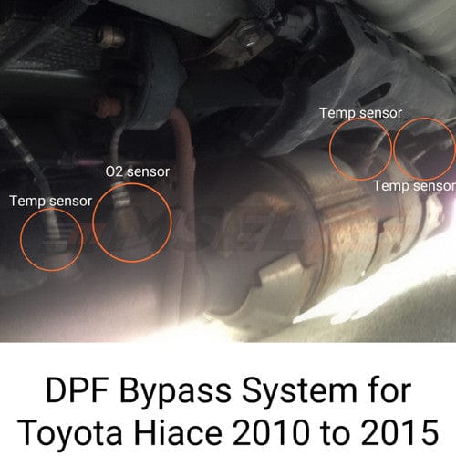 Msel DPF Bypass System for Toyota Hiace from 2010 to 2015 SR