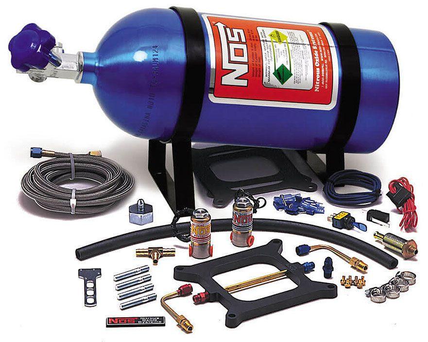 NOS 100-150 Horsepower. Suit Square-Bore Carbs. Nitrous Oxide Systems Super Powershot Nitrous Kit NOS05101 SR
