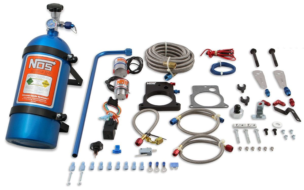 NOS 150-300 Horsepower. Suit Chev/Holden LS1 Nitrous Oxide Systems E.F.I. Wet Plate Nitrous Kit NOS05168 SR