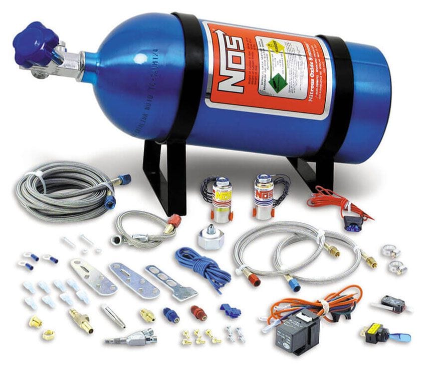 NOS 35-75 Horsepower. Suits 4 & 6 Cyl. Engines Nitrous Oxide Systems PowerFogger Universal Wet EFI Nitrous Kit NOS05130 SR