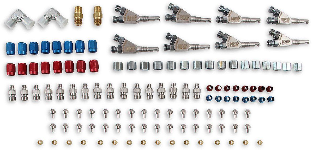 NOS With Stainless Soft Plume Nozzles (No Bottle) Nitrous Oxide Systems Pro Race Fogger "Professional" Nitrous System NOS04466 SR
