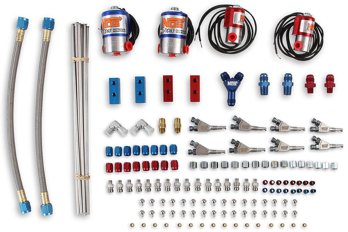 NOS With Stainless Soft Plume Nozzles (No Bottle) Nitrous Oxide Systems Pro Race Fogger "Professional" Nitrous System NOS04466 SR