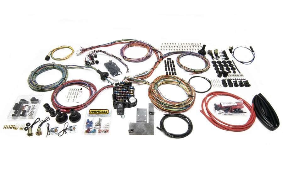 PAINLESS Suit 1955-56-57 Chev Painless Wiring 27 Circuit Classic-Plus Tri-Five Chevy Chassis Harness PW20105 SR