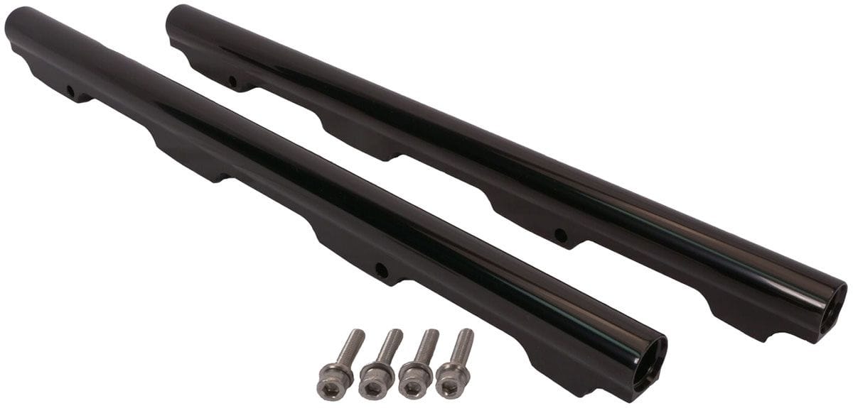Performance Design Performance Design Performance Design Billet -8AN Fuel Rails, Black (PD70463.01.00.BK) SR