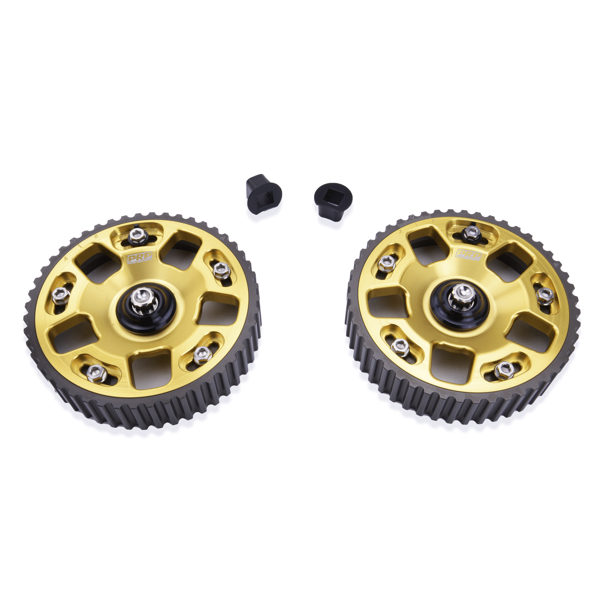 Platinum Racing Products Adjustable Cam Gear Black / Add Billet Retainer and TI Bolt x 2 / One Gear (Mivec) EVO 4G63 Adjustable Cam Gears SR