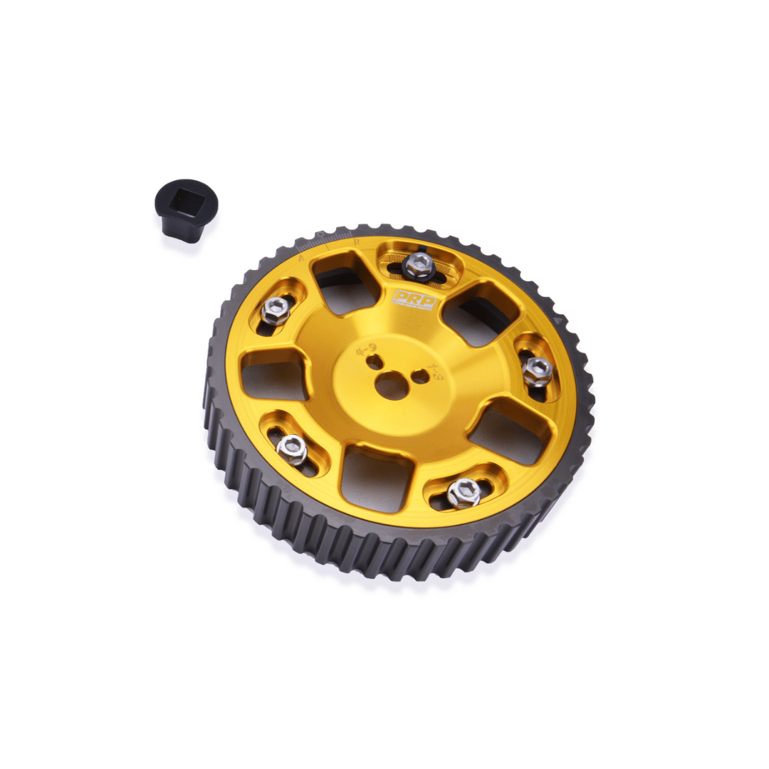 Platinum Racing Products Adjustable Cam Gear Gold / No thankyou / One Gear (Mivec) EVO 4G63 Adjustable Cam Gears SR