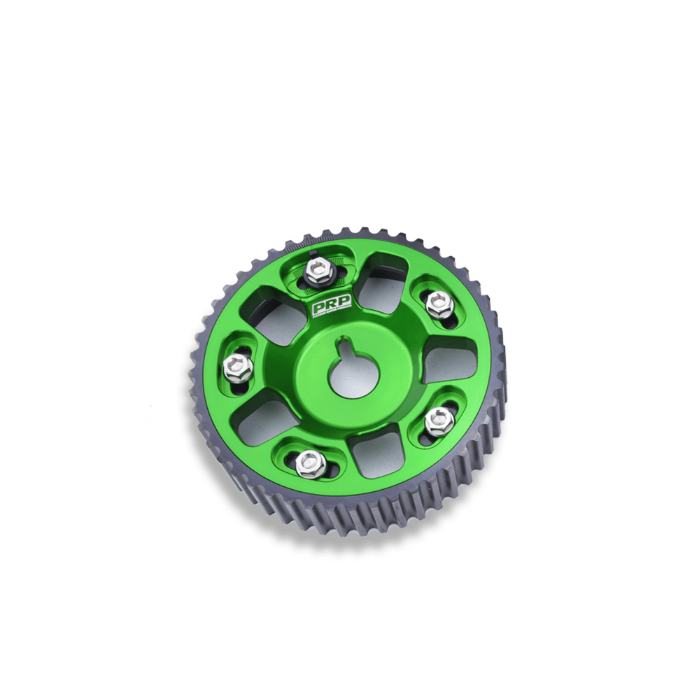 Platinum Racing Products Adjustable Cam Gear Green / No thankyou Adjustable ALLOY OUTER Cam Gears to suit 1UZ SR