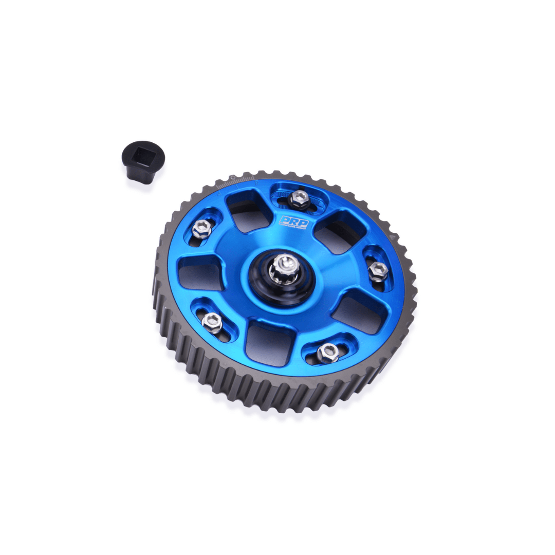 Platinum Racing Products Adjustable Cam Gear Grey / Add Billet Retainer and TI Bolt x 1 / One Gear (Mivec) EVO 4G63 Adjustable Cam Gears SR