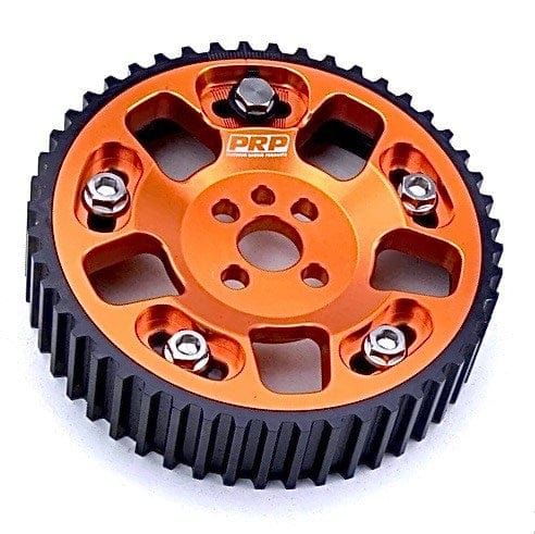Platinum Racing Products Adjustable Cam Gear No thankyou / No thankyou / Artec Orange Nissan / Holden RB30 Single Cam Adjustable Billet Alloy Cam Gear SR