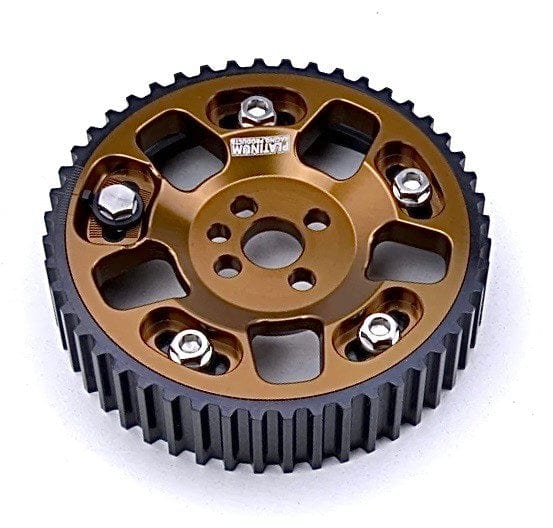 Platinum Racing Products Adjustable Cam Gear No thankyou / No thankyou / Bronze Nissan / Holden RB30 Single Cam Adjustable Billet Alloy Cam Gear SR