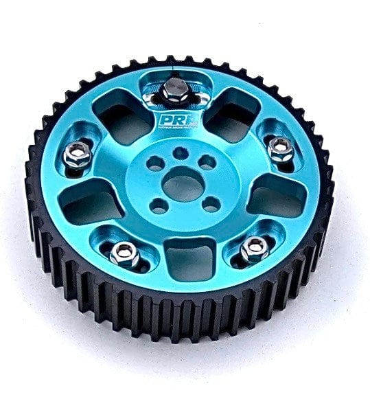 Platinum Racing Products Adjustable Cam Gear No thankyou / No thankyou / Teal Nissan / Holden RB30 Single Cam Adjustable Billet Alloy Cam Gear SR