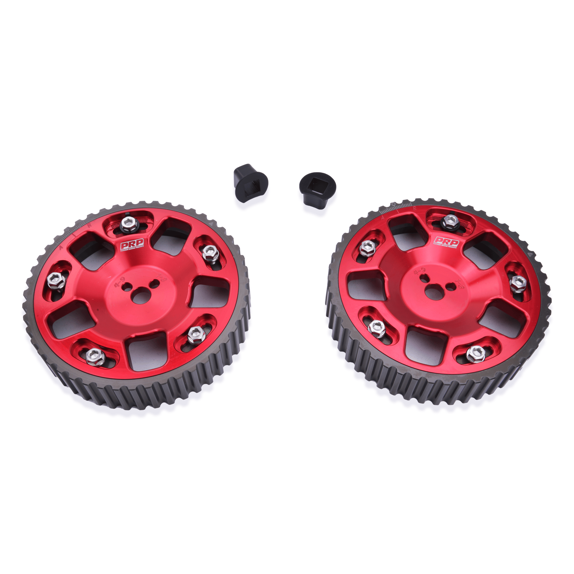 Platinum Racing Products Adjustable Cam Gear None required / Red EVO 4G63 Adjustable Cam Gears SR