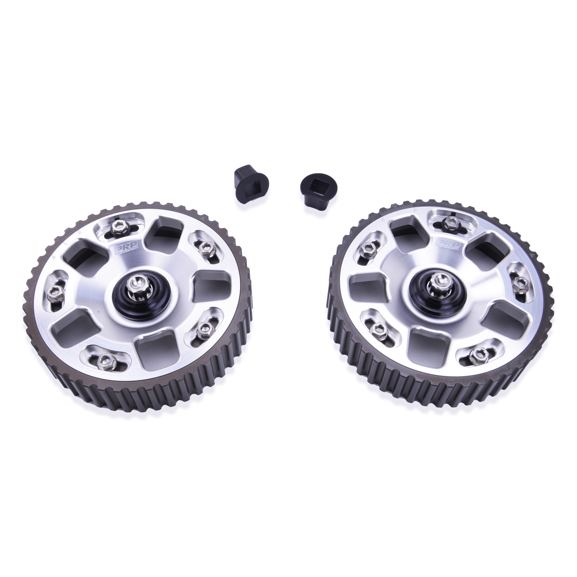 Platinum Racing Products Adjustable Cam Gear Silver / Add Billet Retainer and TI Bolt x 1 / One Gear (Mivec) EVO 4G63 Adjustable Cam Gears SR