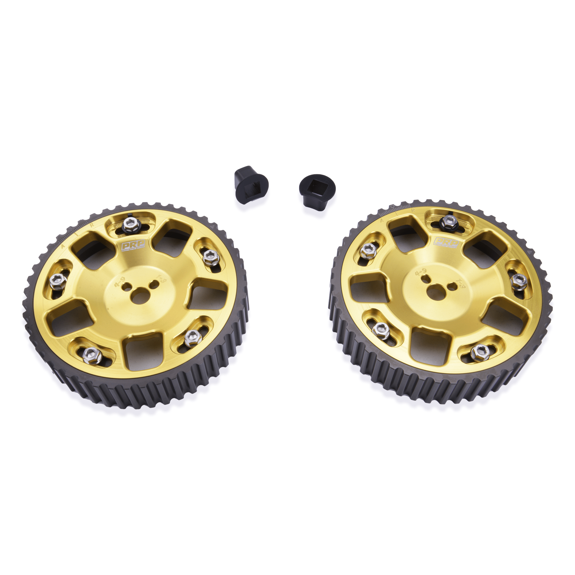 Platinum Racing Products Adjustable Cam Gear Silver / Add Billet Retainer and TI Bolt x 2 / One Gear (Mivec) EVO 4G63 Adjustable Cam Gears SR