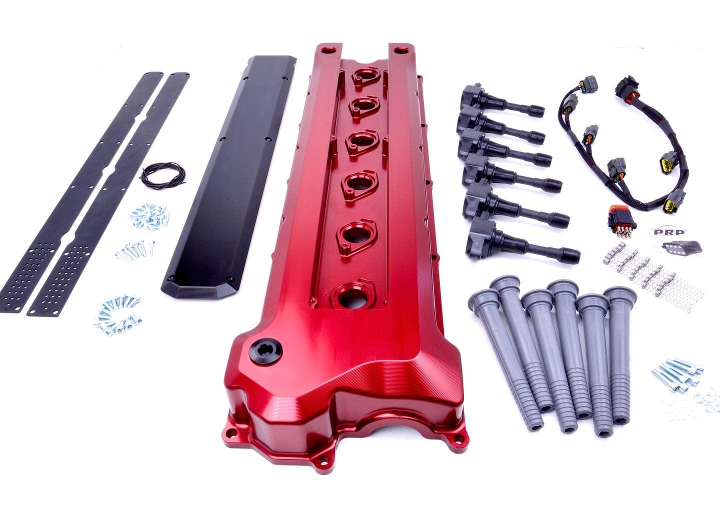 Platinum Racing Products Billet Cam Covers Purple / Billet cover kit / Include 12AN Orb Oil Filler Cap Nissan TB48 Billet Rocker Cover and Integrated Coil kit SR
