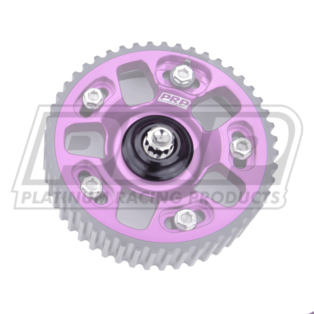 Platinum Racing Products Cam Gear Retainer Add 1 x Cam Gear Bolt / Add 1 x Cam Bolt Retainer / Black Titanium Cam Gear Bolt and Retainer to suit Toyota 1JZ / 2JZ SR