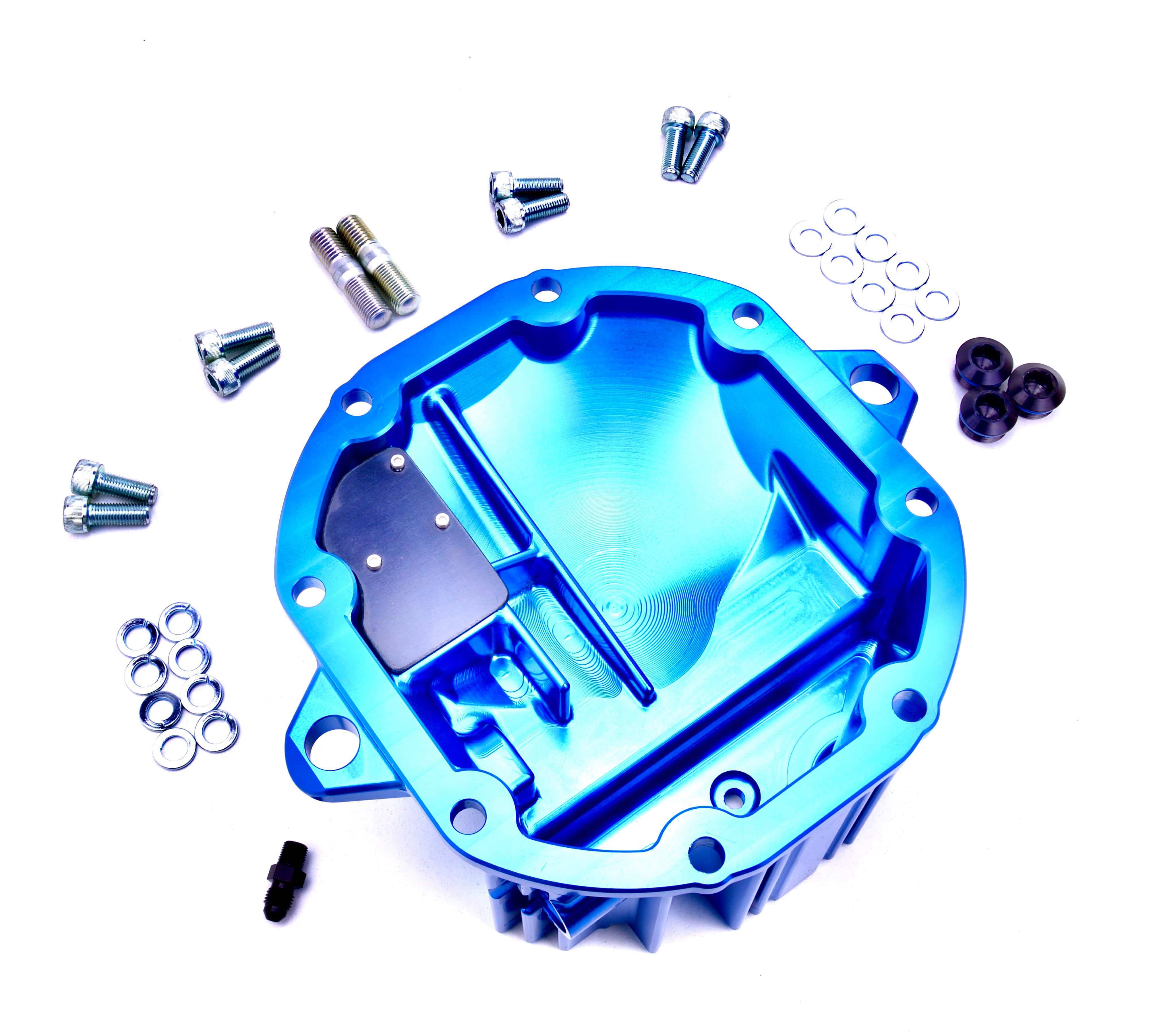 Platinum Racing Products Diff Hat Blue / Z32 R200 High Volume Billet Diff Hat To Suit Nissan 300zx Z31 / Z32 SR