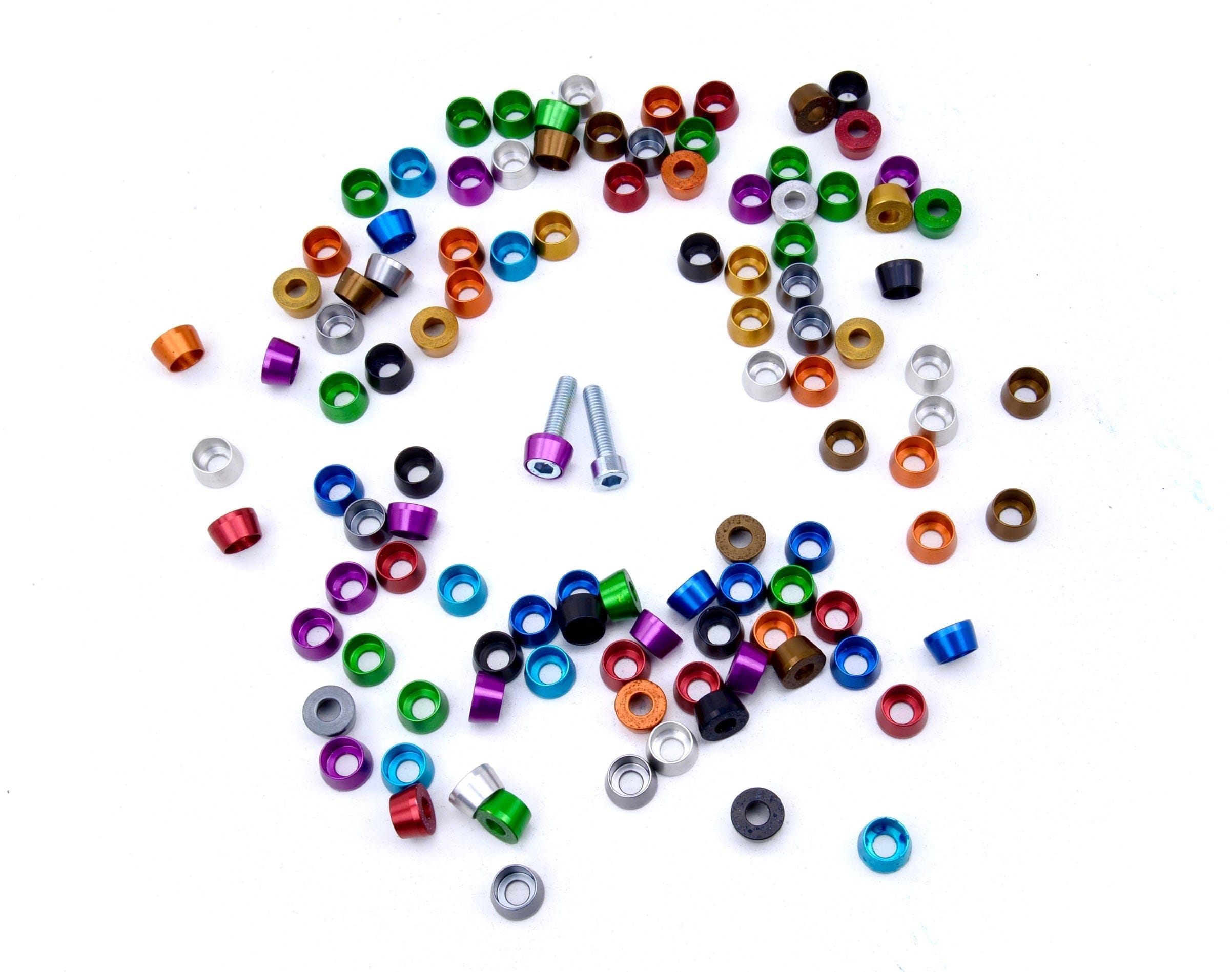 Platinum Racing Products Dress Up Washers 4 / Black / Yes please - I would like some new bolts for my kit VR38 Coilpack Dress Up Washer and Bolt Kit SR
