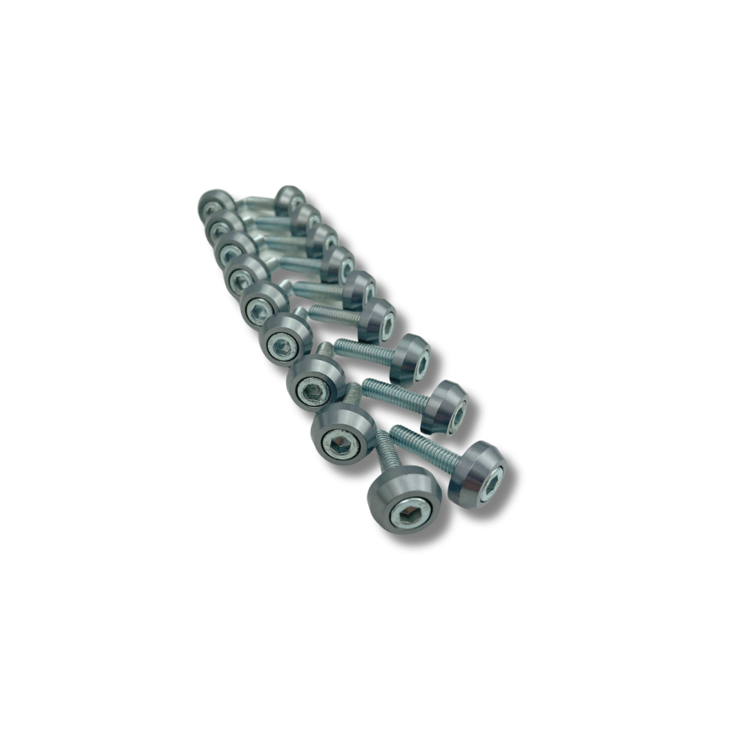 Platinum Racing Products Dress Up Washers Purple Rocker Cover Dress Up Bolt Kit to suit Mitsubishi Evo X SR