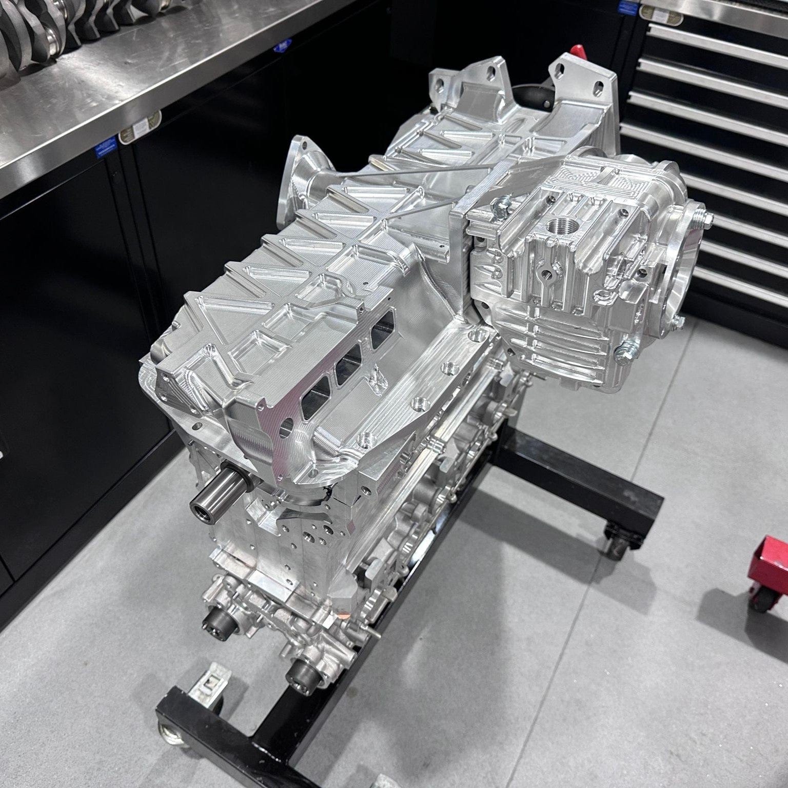 Platinum Racing Products Dry Sump Blue / No Brace / Billet Block / No Mech Fuel Pump Nissan RB 4WD Dry Sump Kit SR