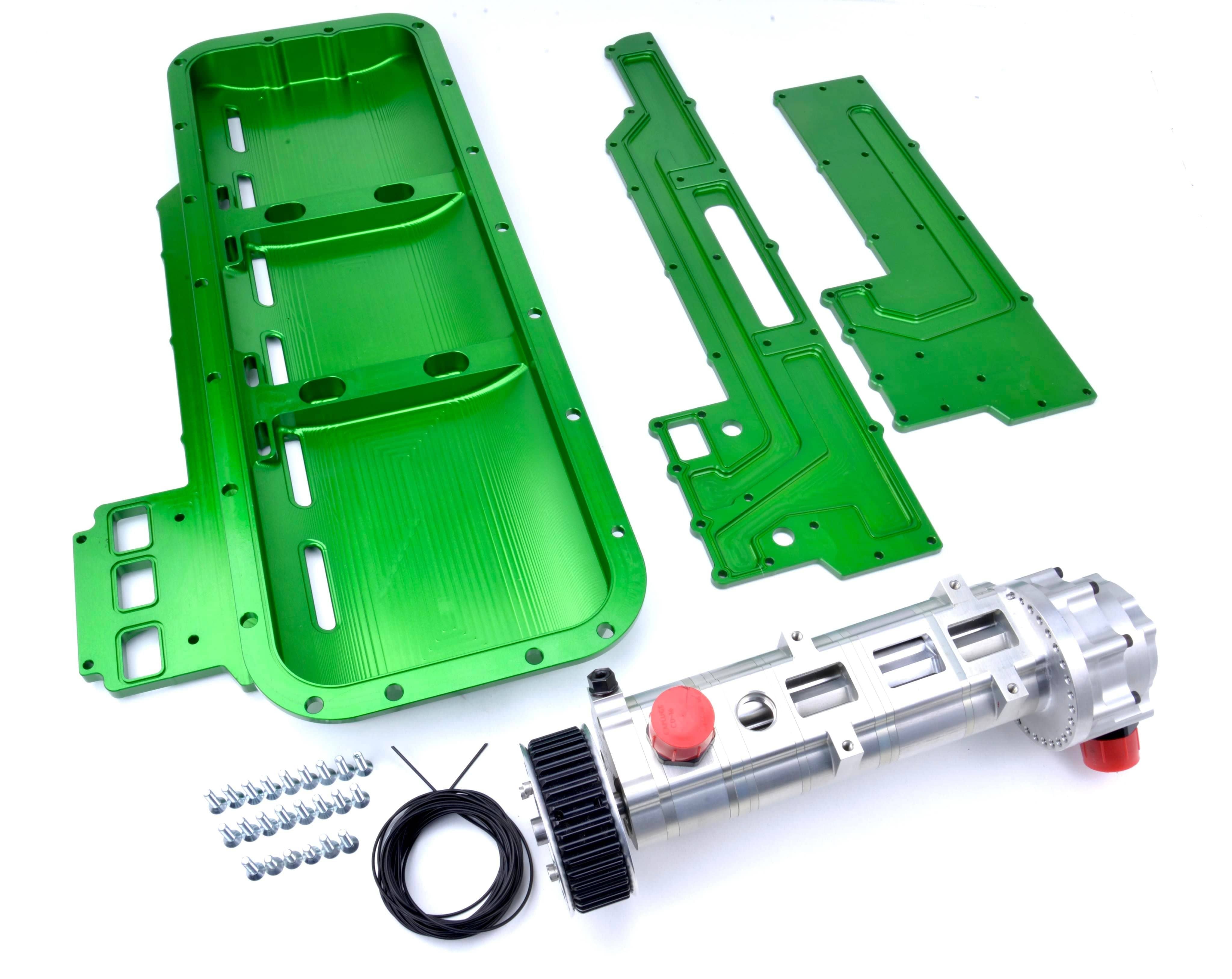 Platinum Racing Products Dry Sump I would like the full kit - Billet Sump Air Separator External Oil Pump / Red Nissan TB48 Dry Sump SR
