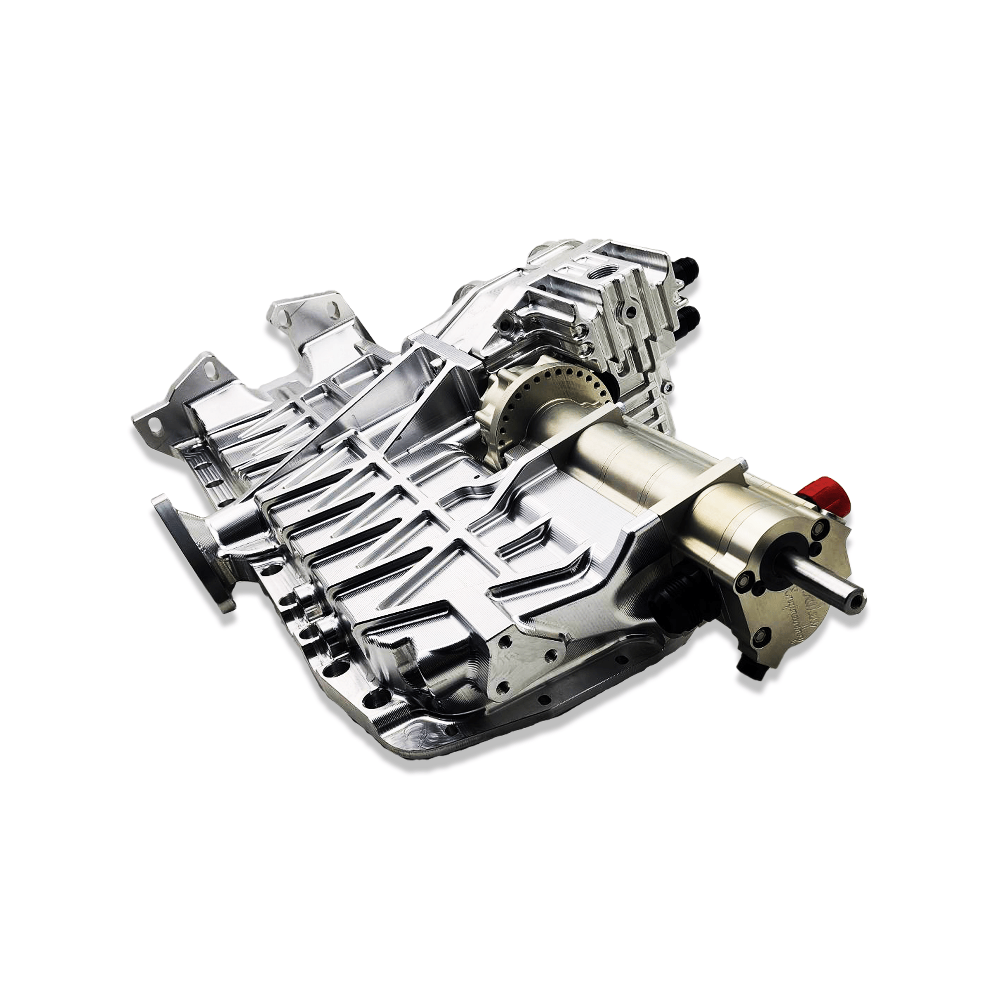 Platinum Racing Products Dry Sump Red Nissan RB 4WD Dry Sump Pan SR