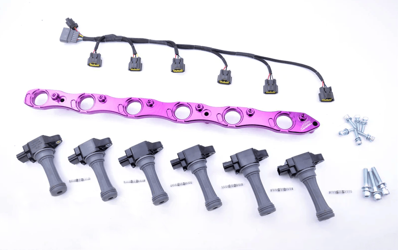 Platinum Racing Products ENGINE COMPONENTS PRP Nissan BCNR33 GT-R S2/R34/BNR34 GT-R Coil Kit - Purple SR