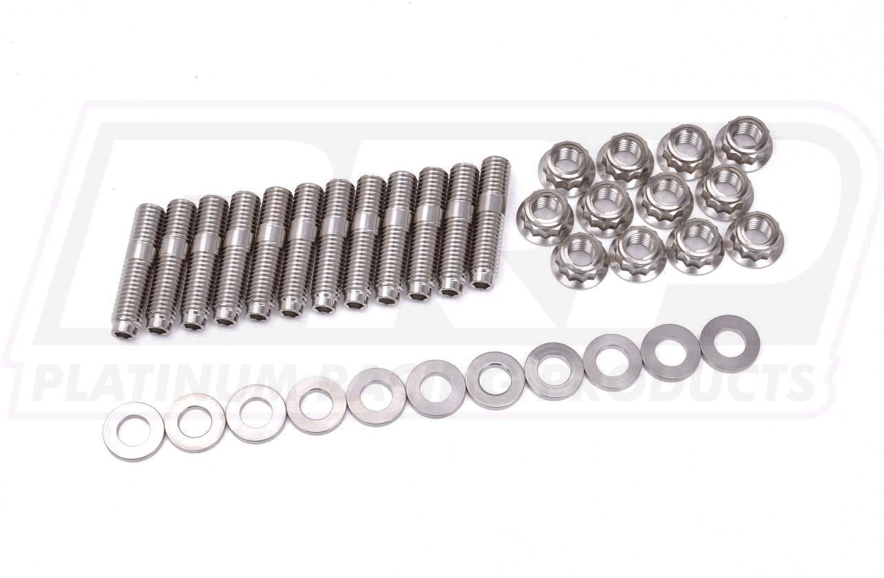 Platinum Racing Products Engine Fasteners Pro Series Titanium Intake Manifold Stud Kit to suit Holden SOHC RB30 SR