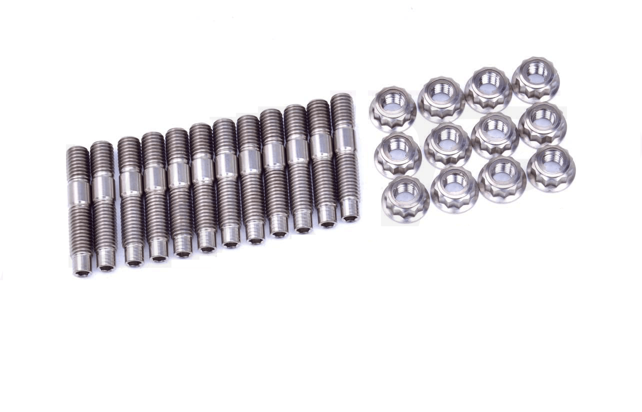 Platinum Racing Products Engine Fasteners Pro Series Titanium Intake Manifold Stud Kit to suit Mitsubishi 4G63 SR