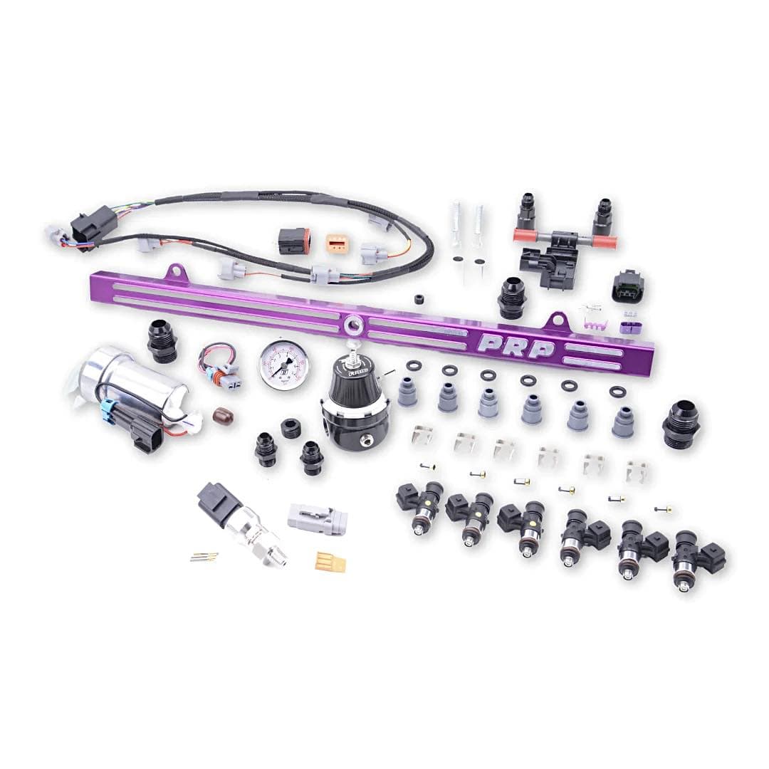 Platinum Racing Products Fuel Rails Black / Bosch 980cc-1150cc / FPR6 Nissan RB26 980cc Fuel Rail Kit SR