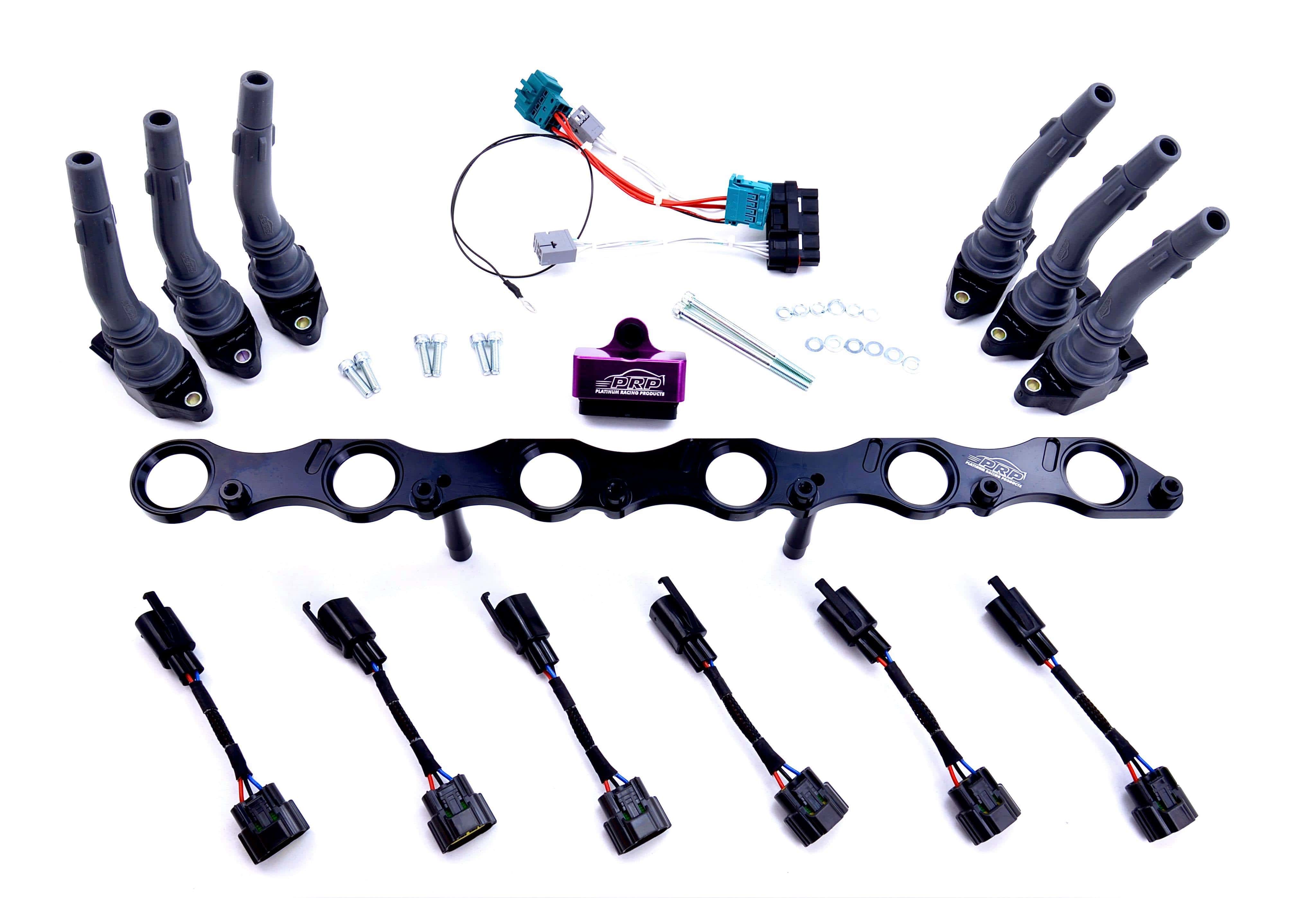 Platinum Racing Products Ignition Coil Kit Black / Bracket, Stalks, Coils BMW N54 Coil Kit SR