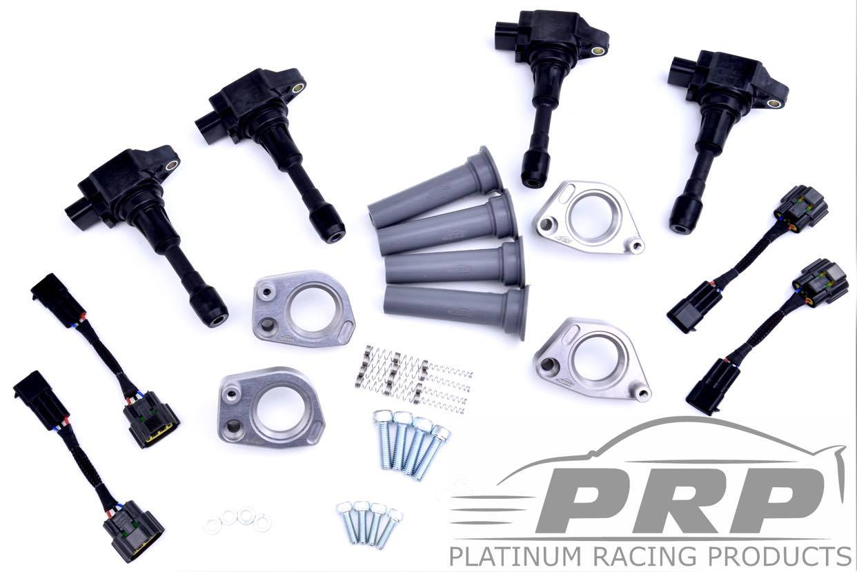 Platinum Racing Products Ignition Coil Kit Black / Bracket Subaru WRX EJ 20/25 Coil Kit SR