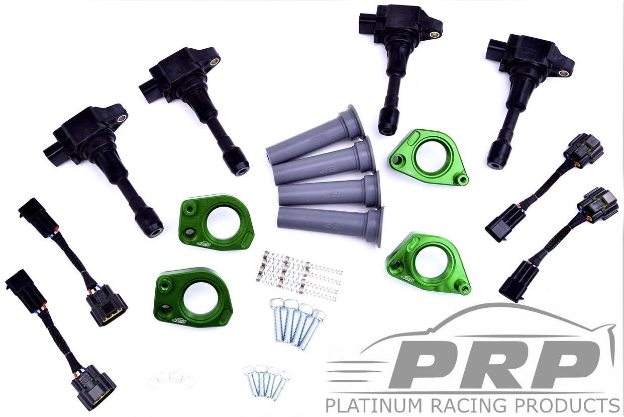 Platinum Racing Products Ignition Coil Kit Black / Coils, Bracket, Stalks Subaru WRX EJ 20/25 Coil Kit SR