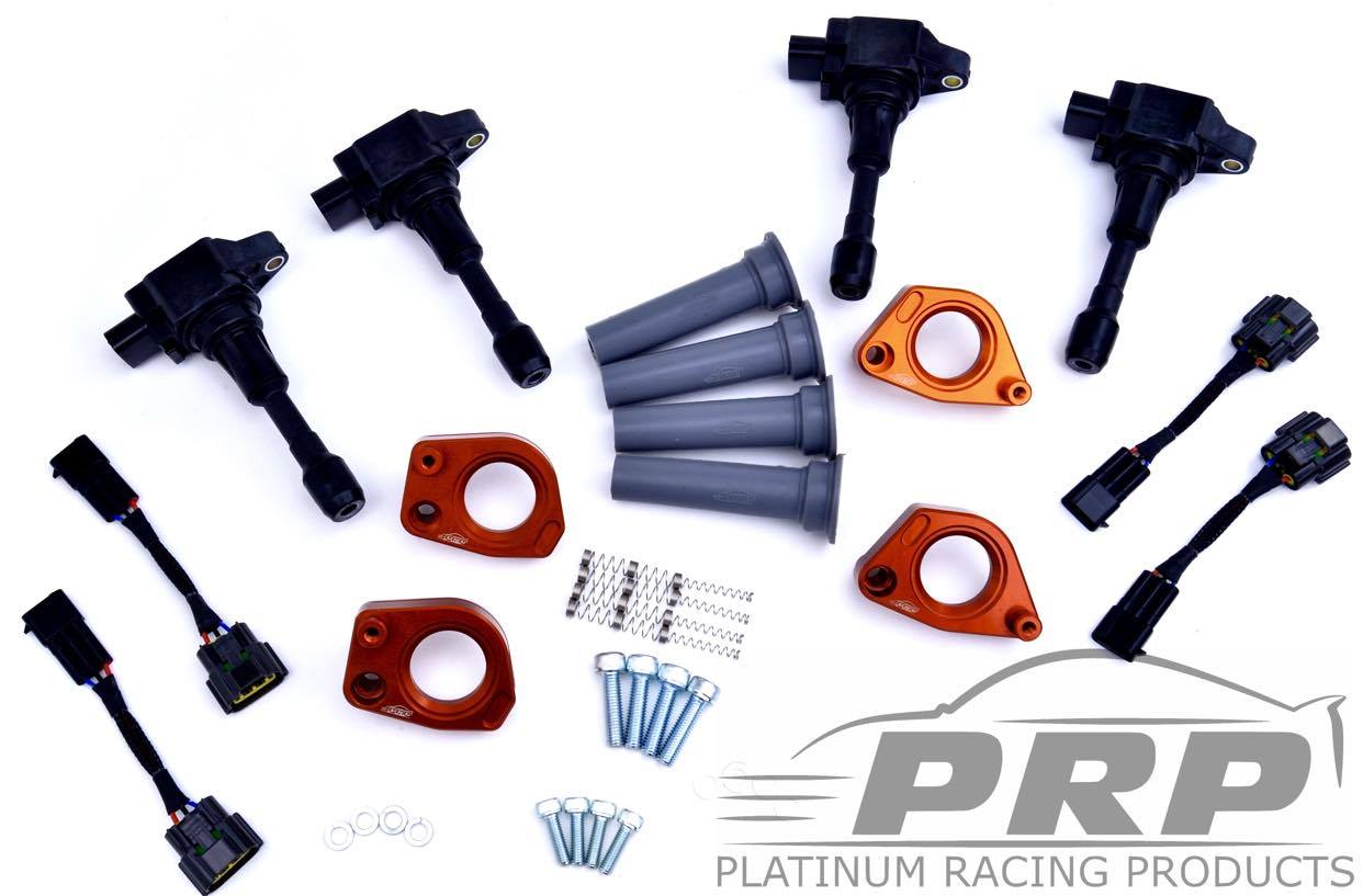 Platinum Racing Products Ignition Coil Kit Black / Stalks Subaru WRX EJ 20/25 Coil Kit SR