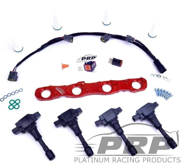 Platinum Racing Products Ignition Coil Kit Purple / Bracket, stalks, loom / Sequential (Aftermarket ECU) Mitsubishi 4G63 Evo 4 - 9 Ignition Coil Kit SR