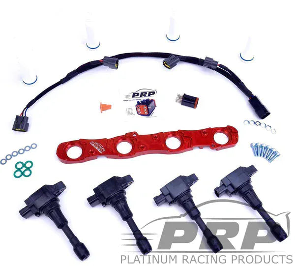 Platinum Racing Products Ignition Coil Kit Purple / Bracket, stalks, loom / Sequential (Aftermarket ECU) Mitsubishi 4G63 Evo 4 - 9 Ignition Coil Kit SR