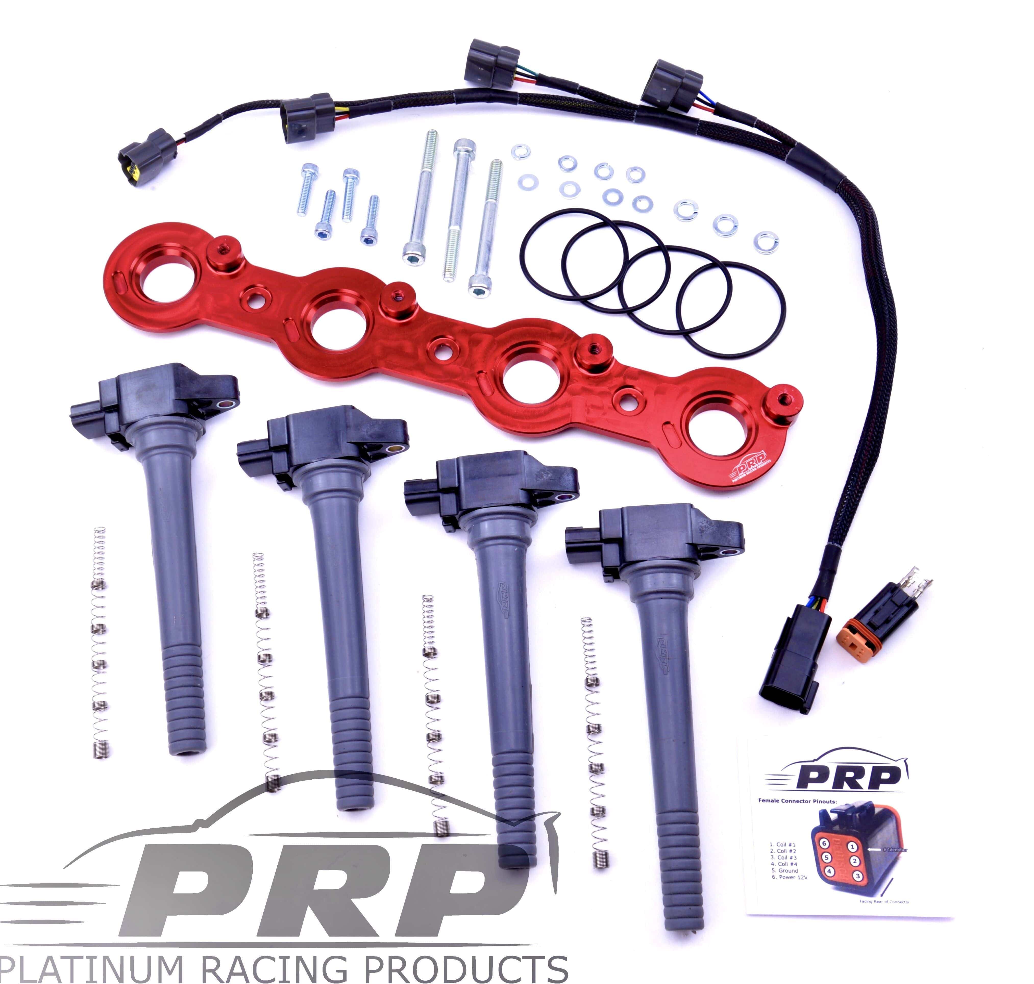 Platinum Racing Products Ignition Coil Kit Purple / Coils, Bracket, Stalks Nissan FJ20 Coil Kit SR