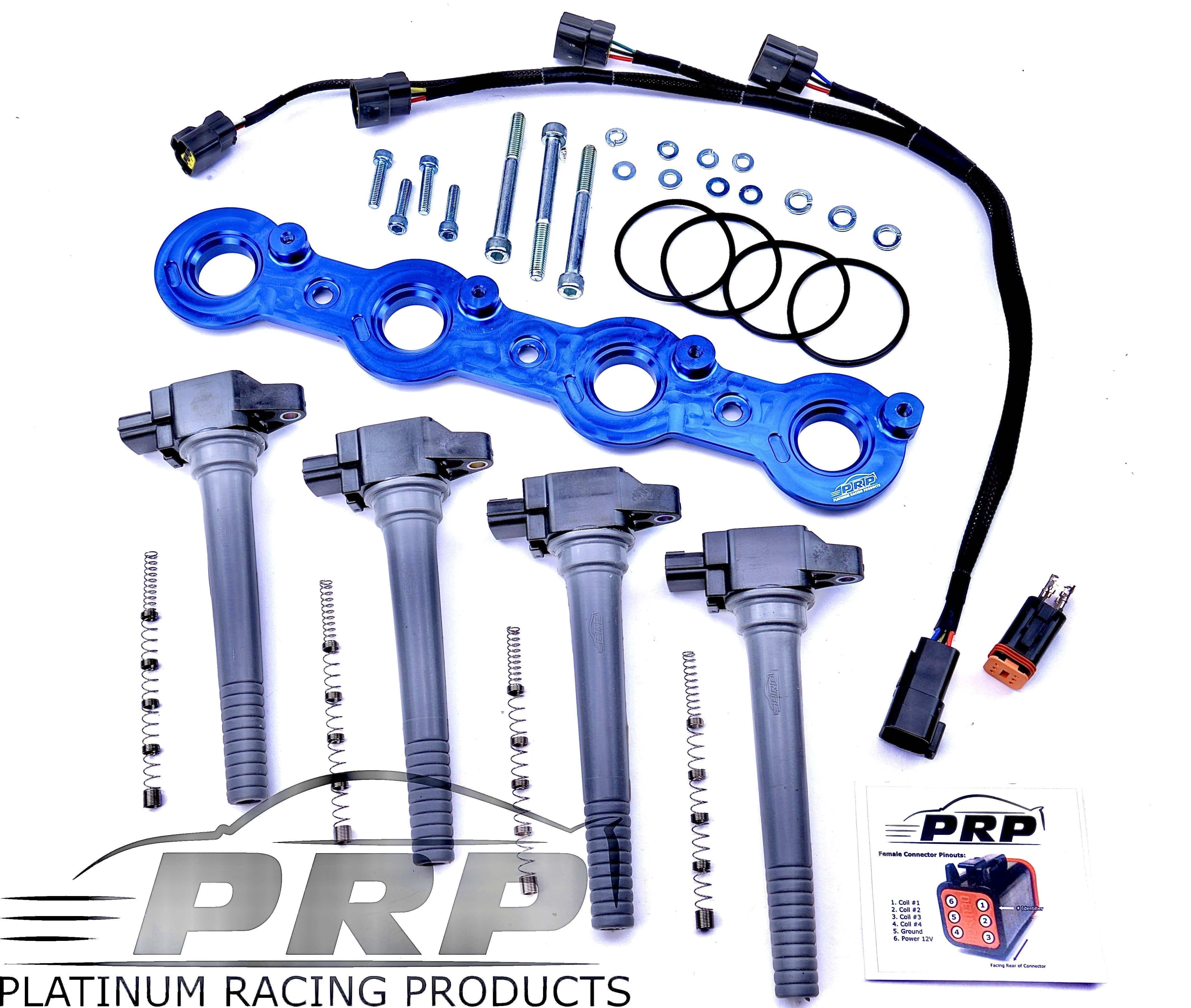Platinum Racing Products Ignition Coil Kit Red / Bracket, stalks, loom Nissan FJ20 Coil Kit SR