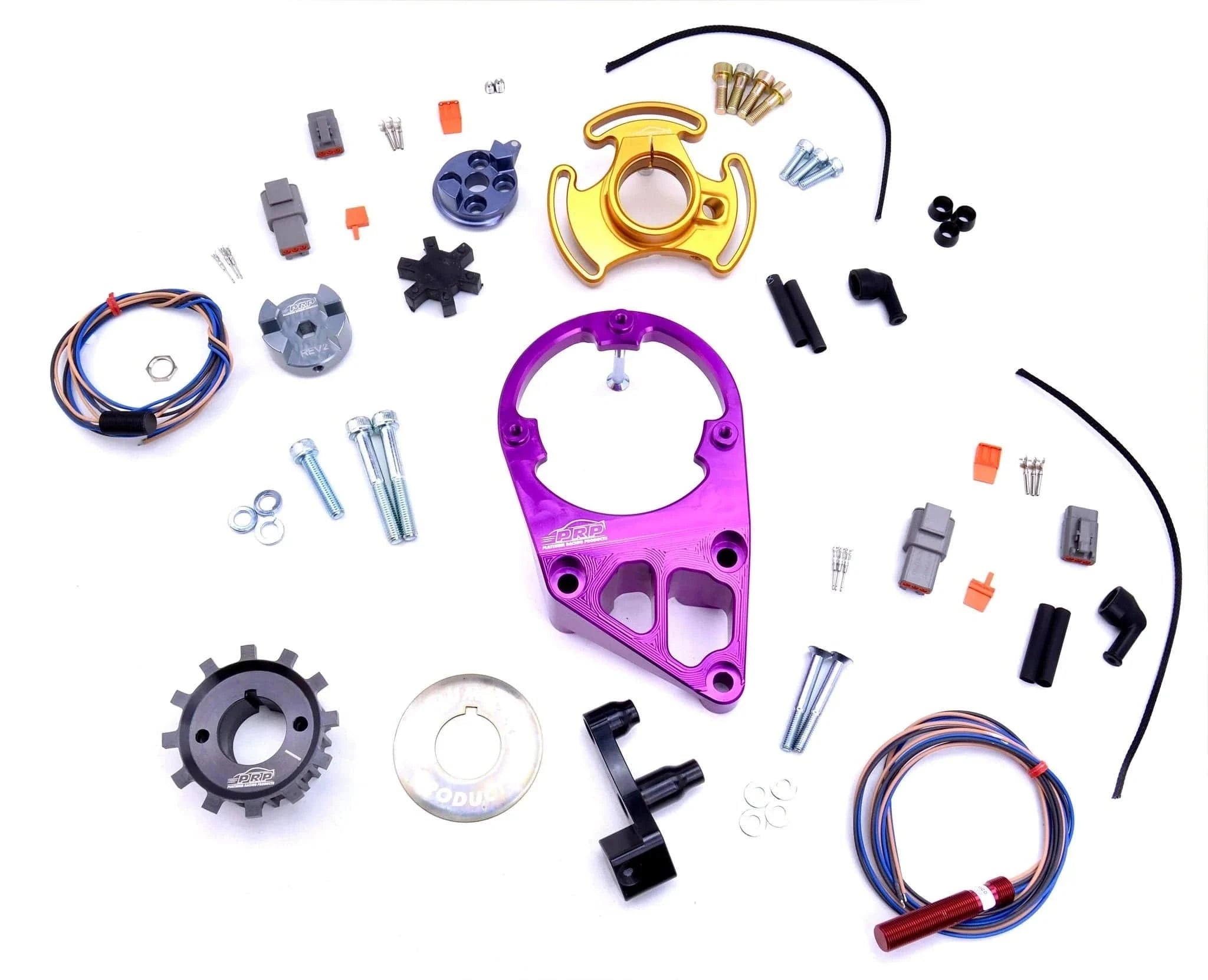 Platinum Racing Products Mechanical Fuel Pump Kit Small bore mount pump (Kinsler / Weldon / Waterman) / Black / No thankyou 'Race Series' Mechanical Fuel Pump Kit to suit Nissan RB Twin Cam SR