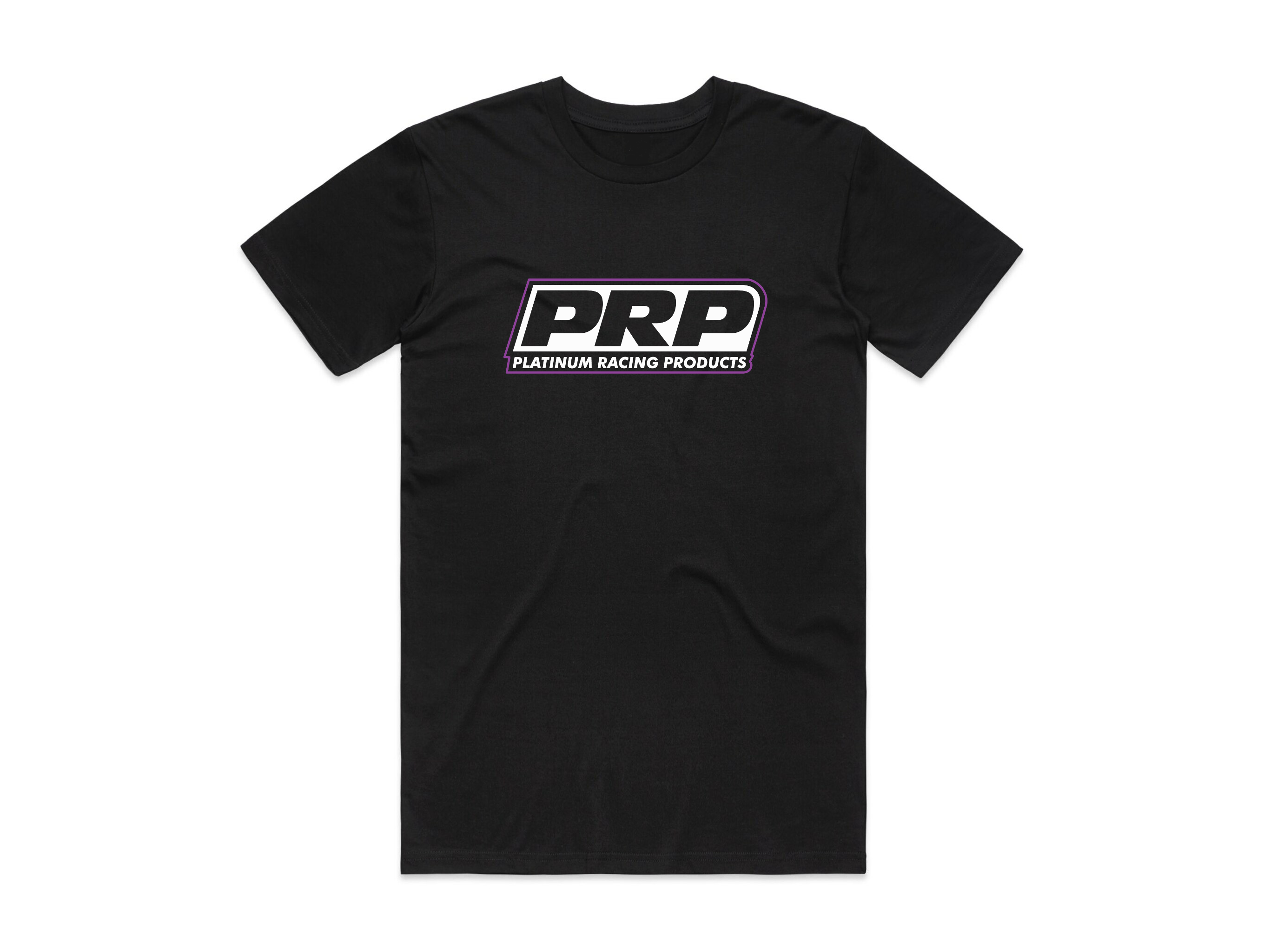 Platinum Racing Products Merchandise XS / Black & White Artwork on The Back with Platinum Racing Products on Front / Black Shirt SR