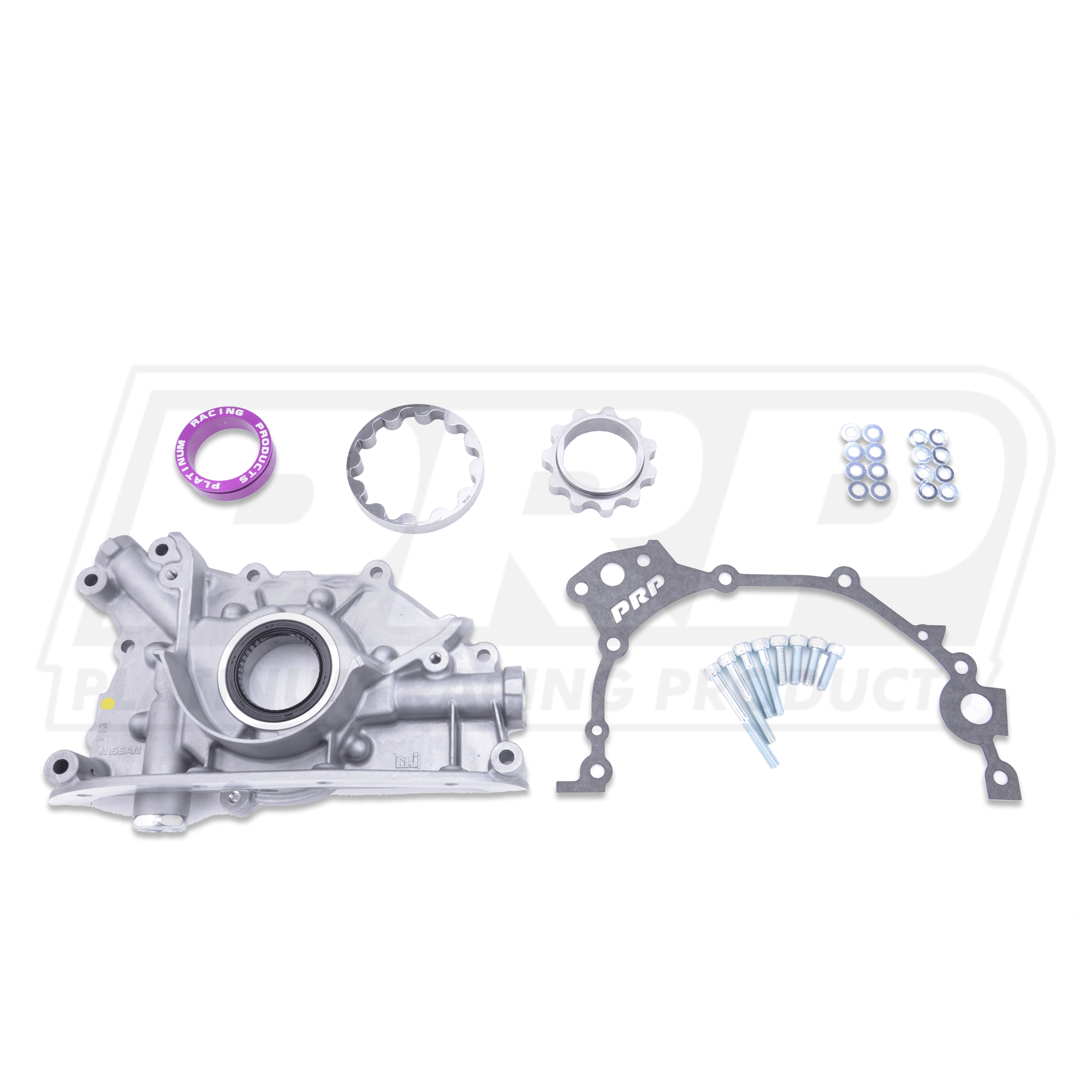 Platinum Racing Products Oil Pump Flat Drive Gears - No Collar / No Backing Plate / No Titanium Hardware Genuine Nissan N1 Oil Pump Kit SR