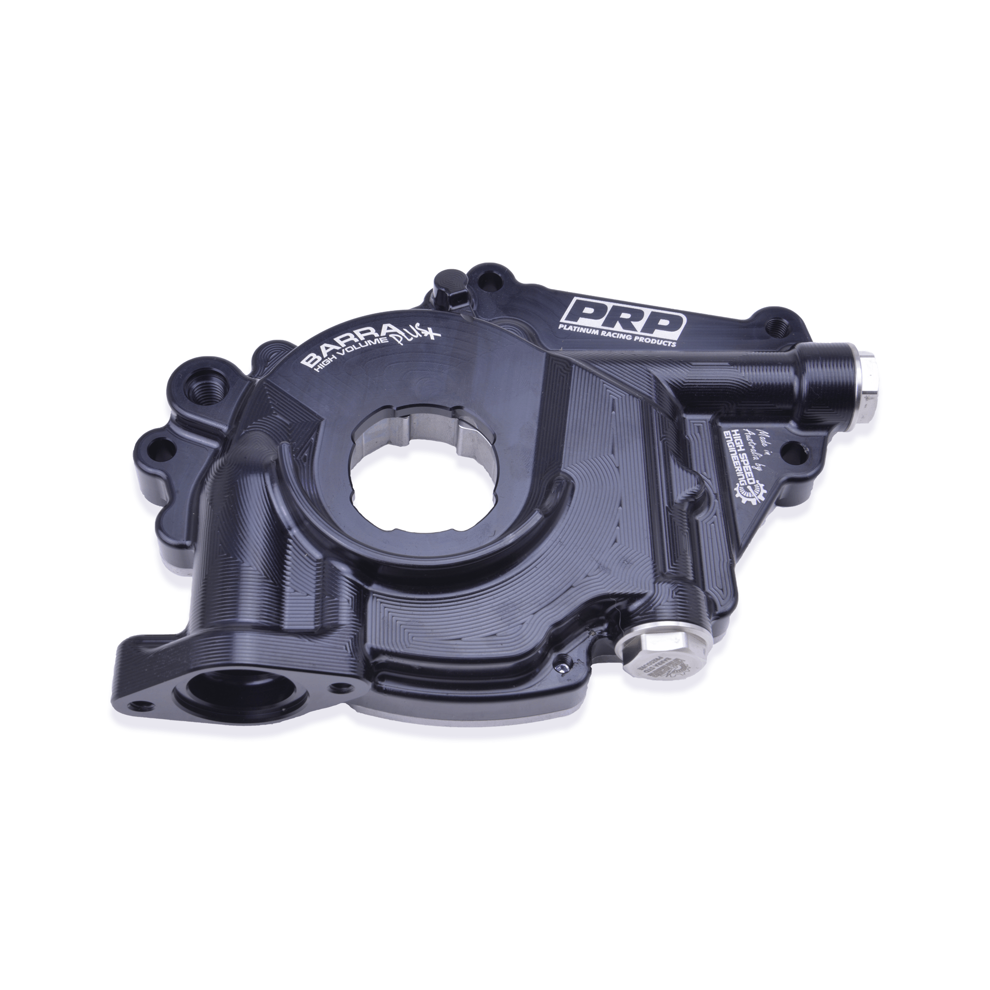 Platinum Racing Products Oil Pump Purple Ford Barra Billet High-Volume + Oil Pump SR