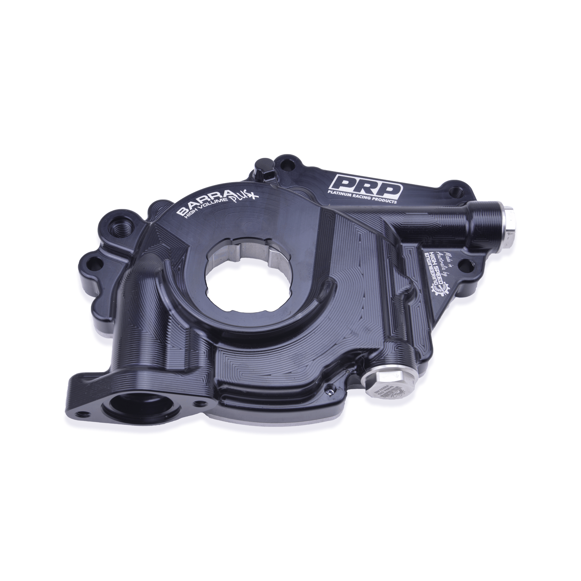 Platinum Racing Products Oil Pump Purple Ford Barra Billet High-Volume + Oil Pump SR