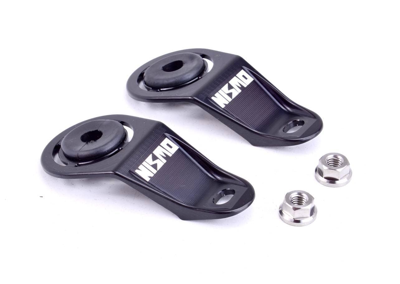 Platinum Racing Products Radiator Bracket Black / Nismo Billet Radiator Brackets inc Titanium Hardware to suit Nissan Silvia S14 SR